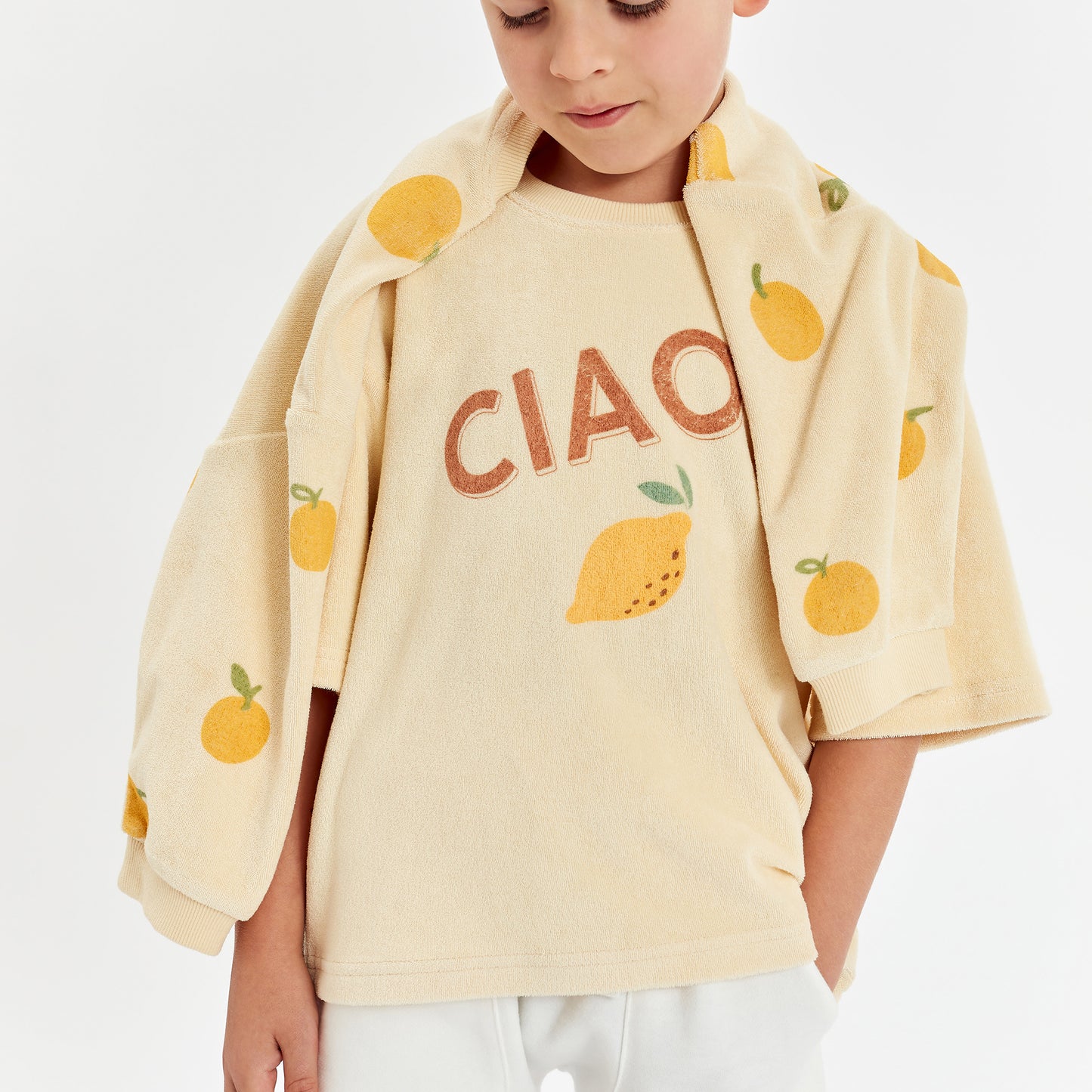 Citrus Sweater Apricot Gelato