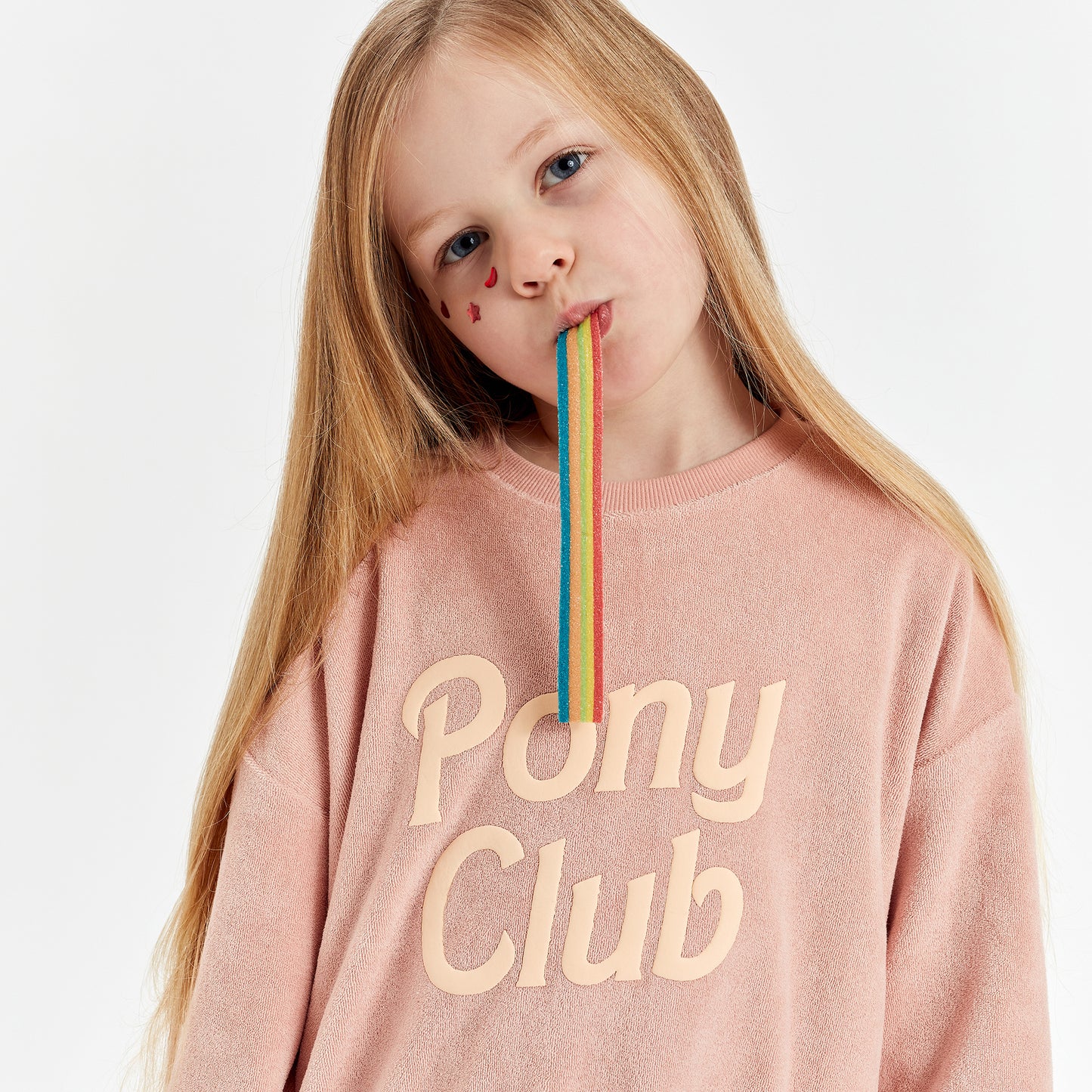 Pony Club Sweater Misty Rose