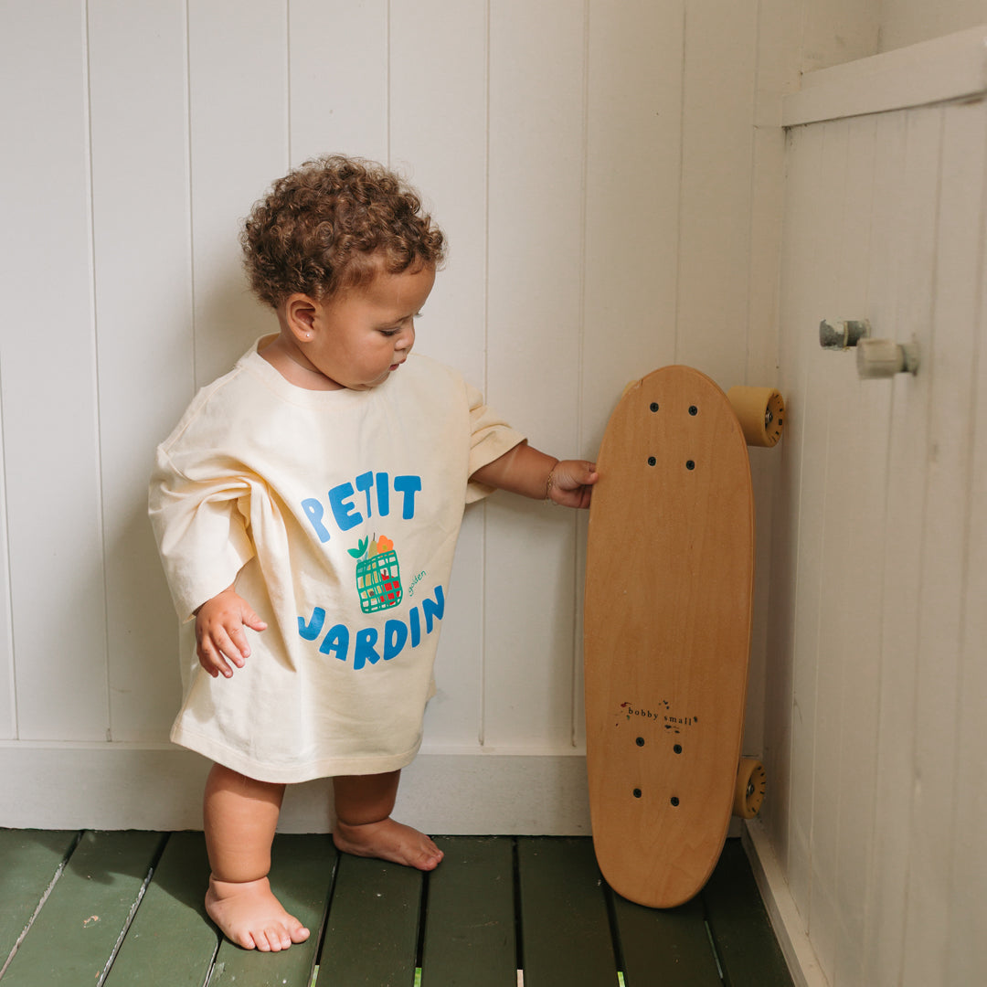 Petit Jardin Mid Sleeve Tee Vanilla Parfait