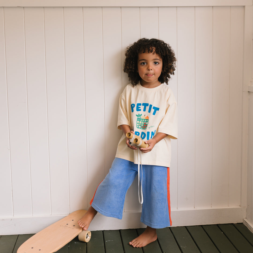 Petit Jardin Mid Sleeve Tee Vanilla Parfait