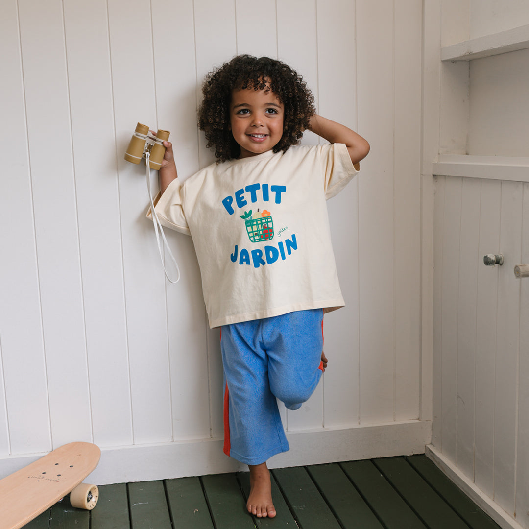 Petit Jardin Mid Sleeve Tee Vanilla Parfait