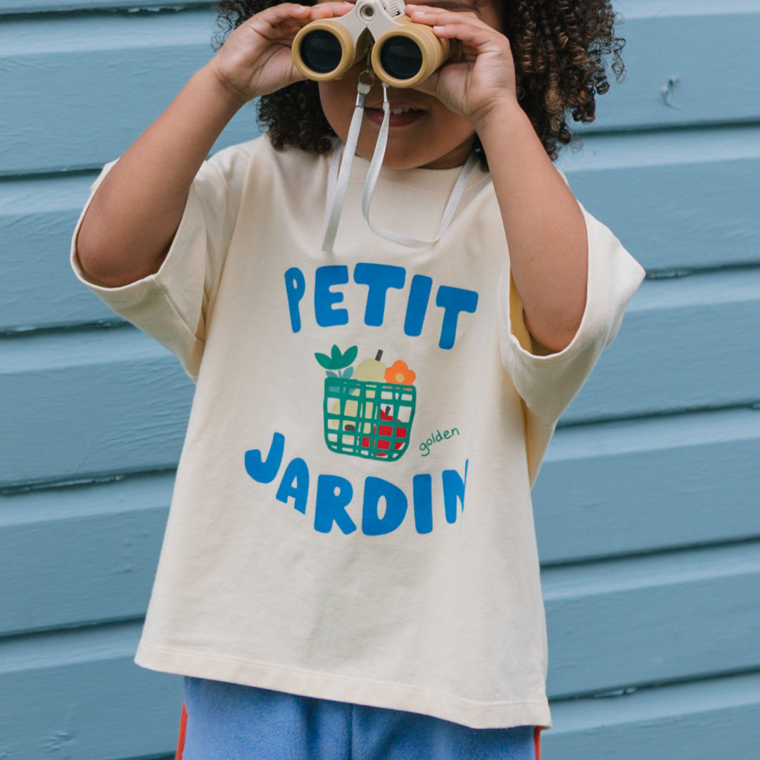 Petit Jardin Mid Sleeve Tee Vanilla Parfait