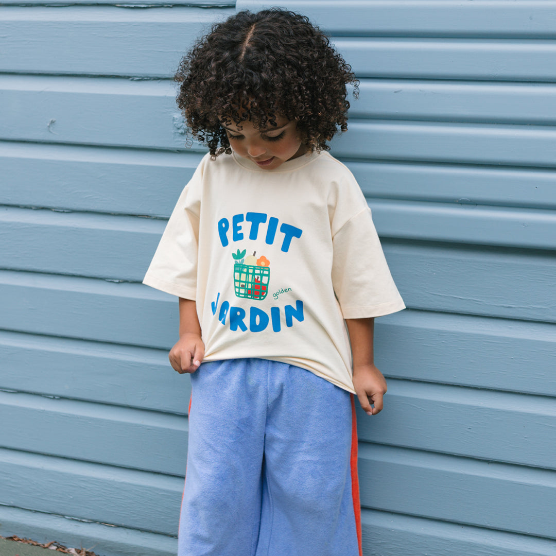 Petit Jardin Mid Sleeve Tee Vanilla Parfait