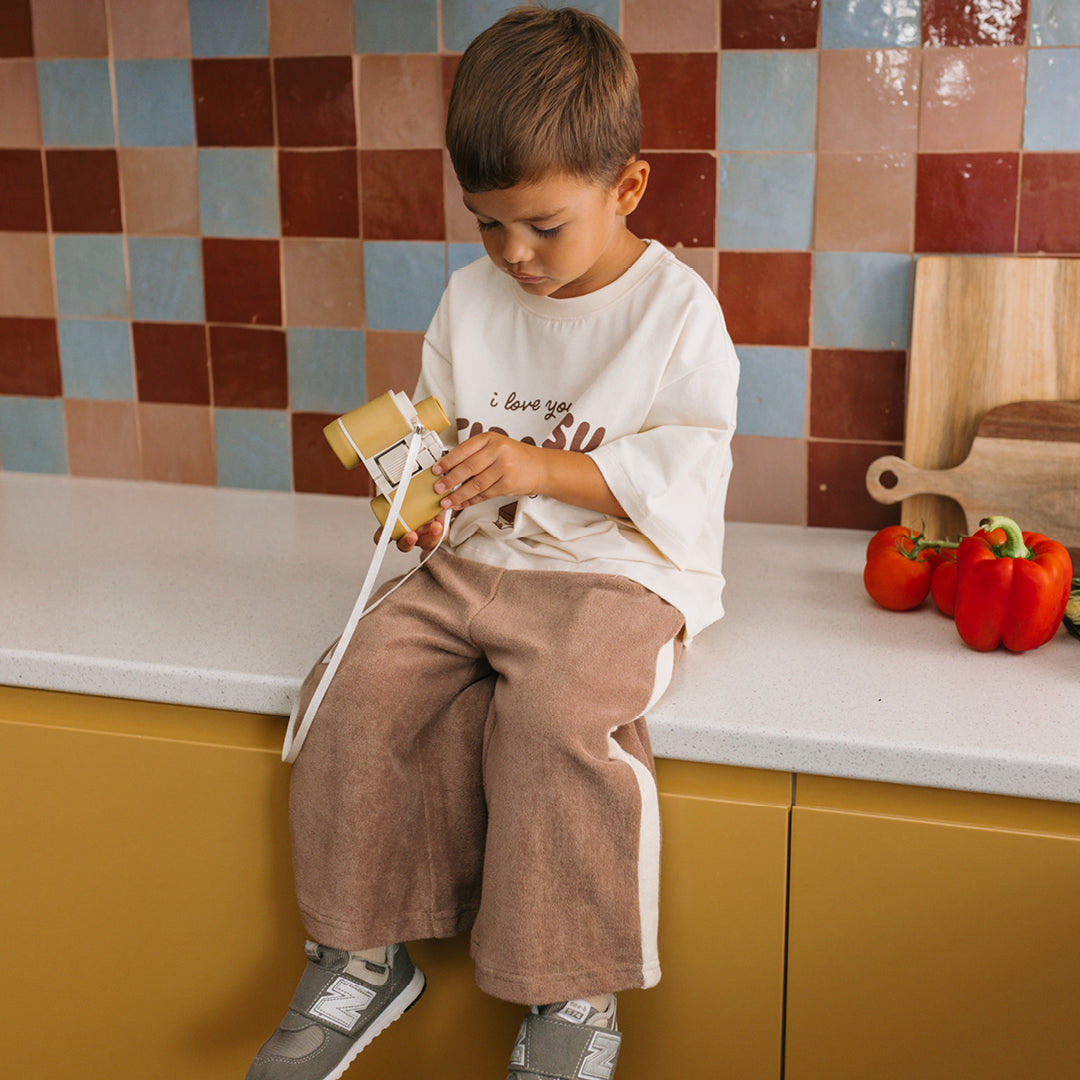 Tiramisu Mid Sleeve Tee Buttercream