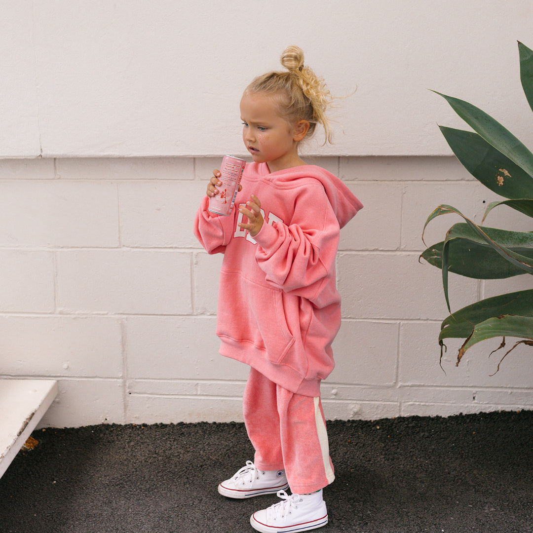 Golden Hoodie Pink Icing