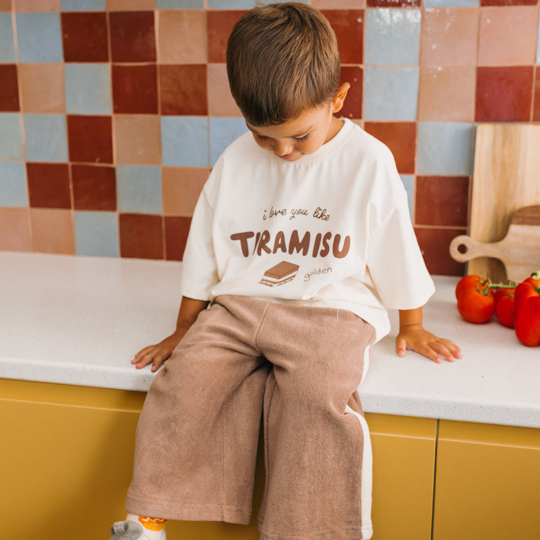 Ciao Tutti Relaxed Pants Coffee / Buttercream