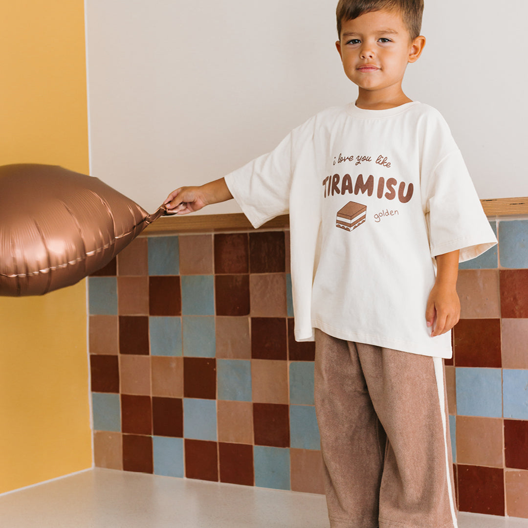Ciao Tutti Relaxed Pants Coffee / Buttercream