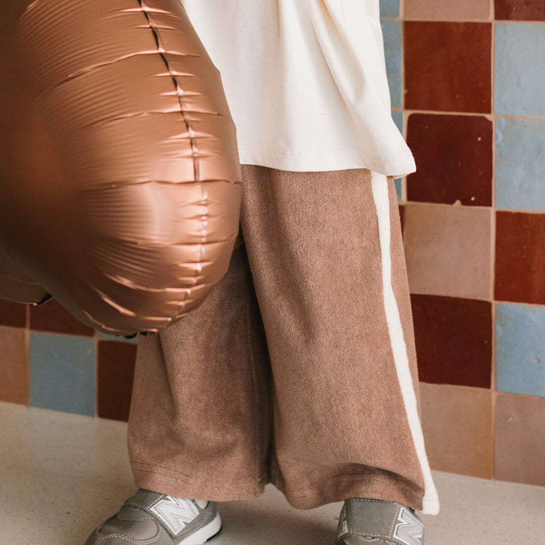 Ciao Tutti Relaxed Pants Coffee / Buttercream