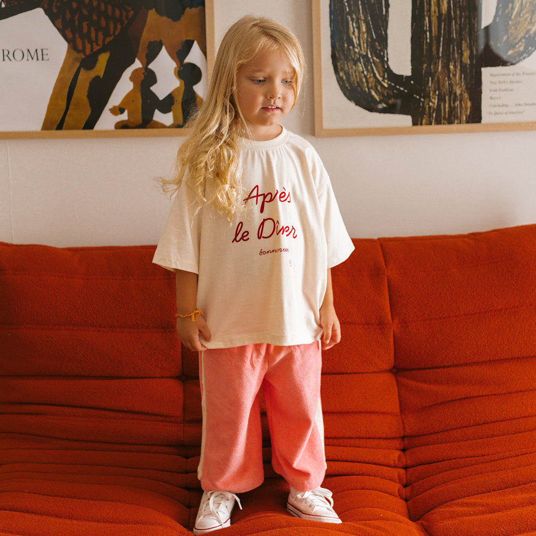 Après Le Diner Mid Sleeve Tee Buttercream