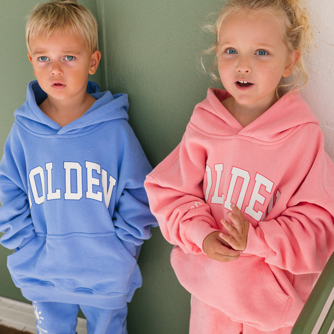 Golden Hoodie Pink Icing