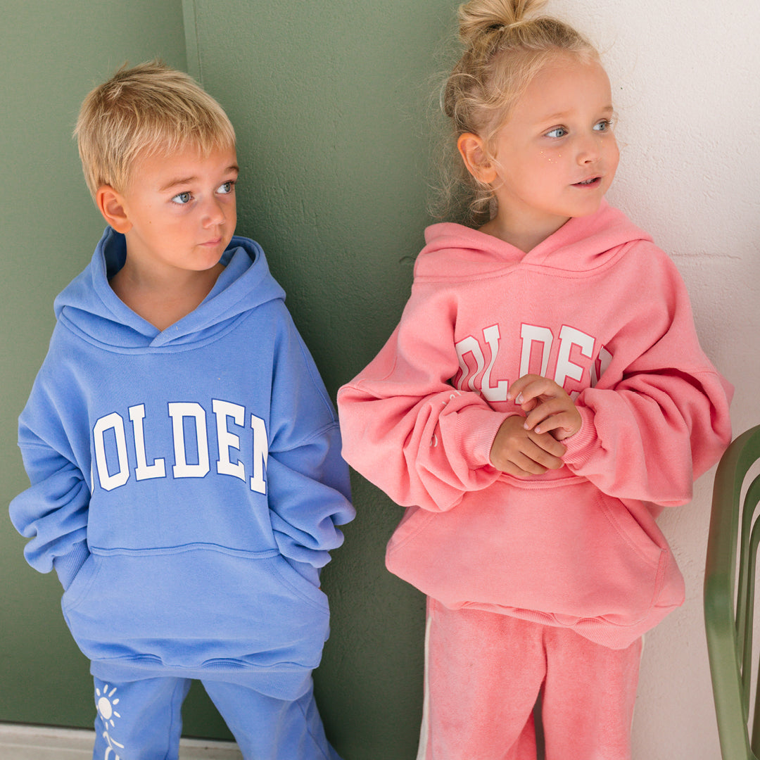 Golden Hoodie Pink Icing