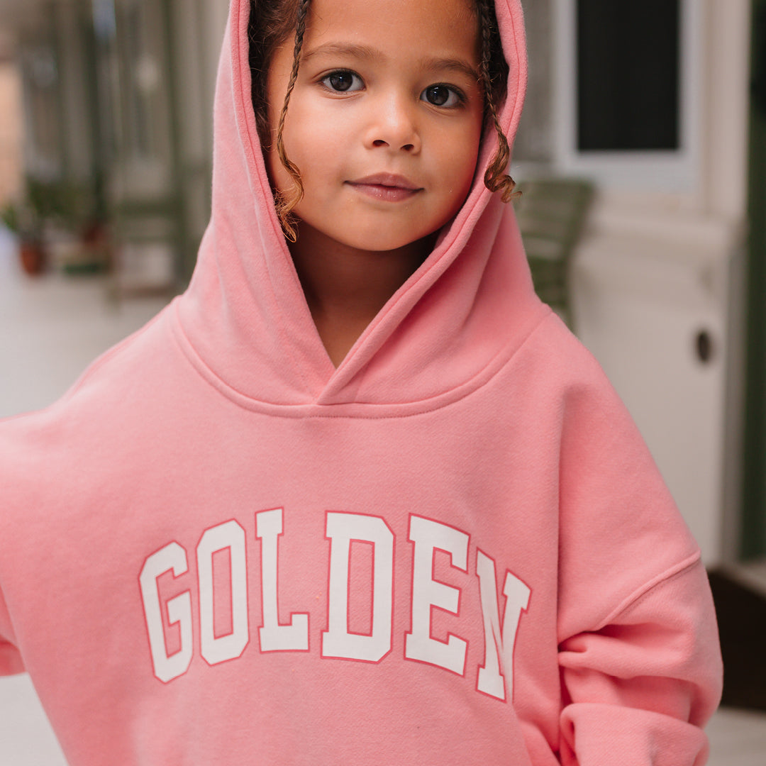 Golden Hoodie Pink Icing