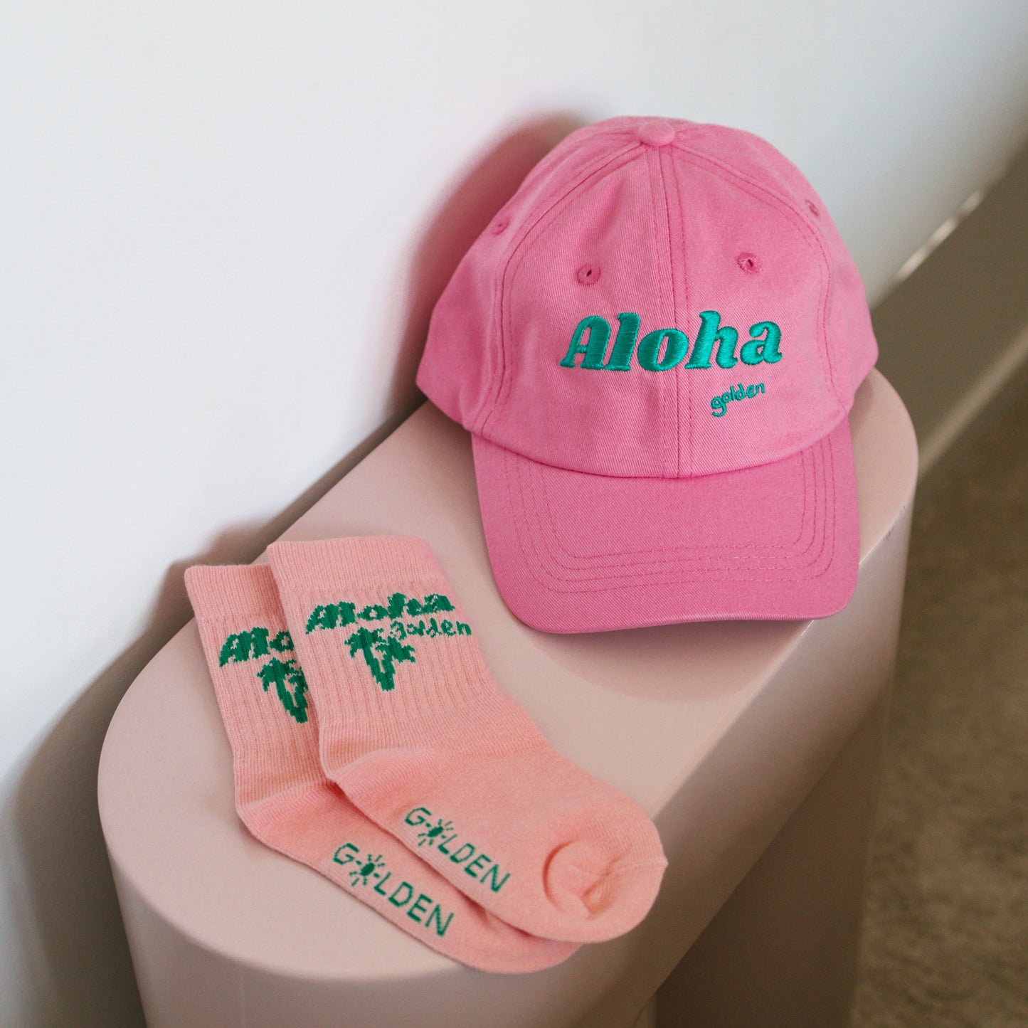 Aloha Socks Pink Parfait