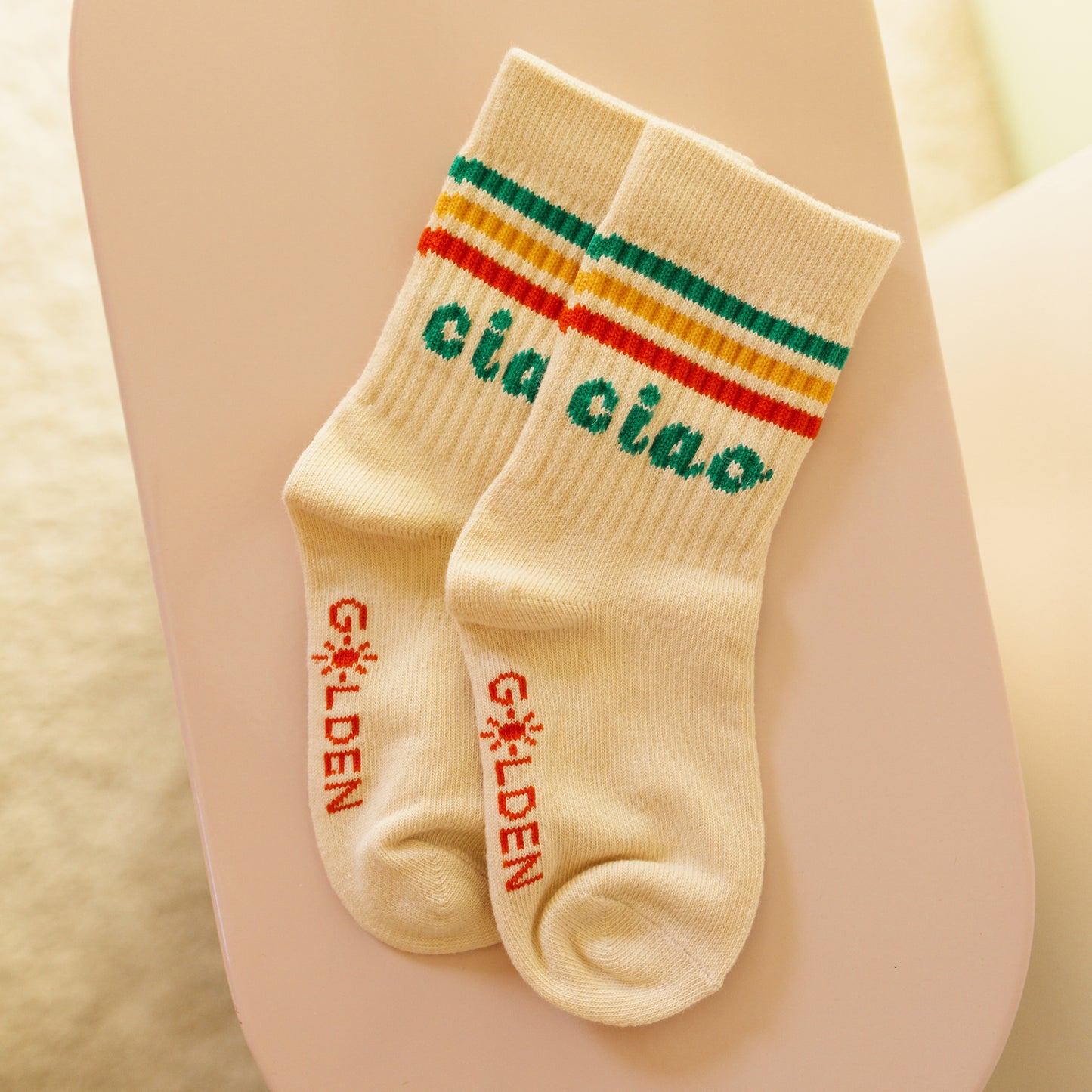 Ciao Retro Socks Tan