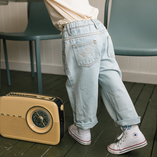 Golden Denim Jeans Light Blue