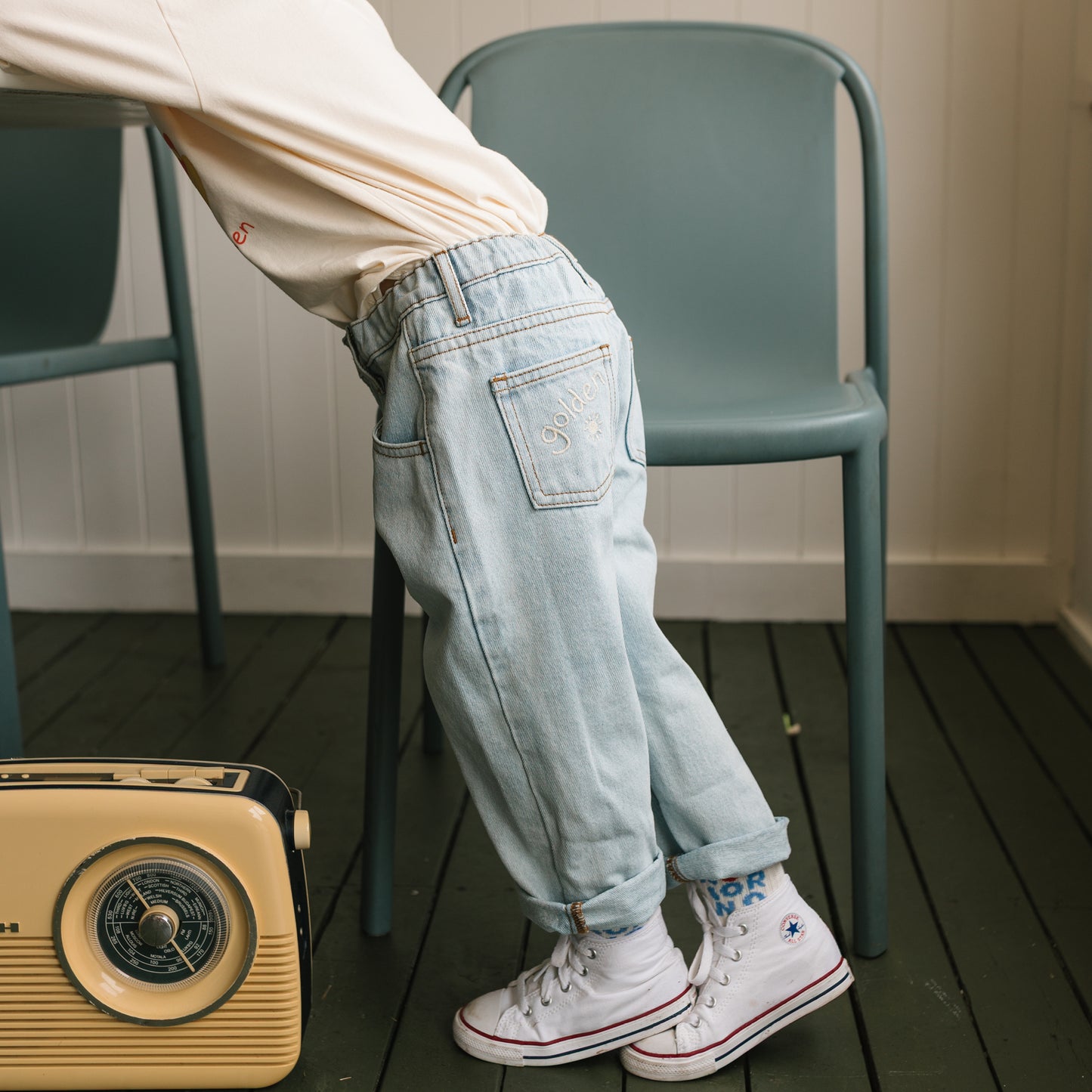 Golden Denim Jeans Light Blue