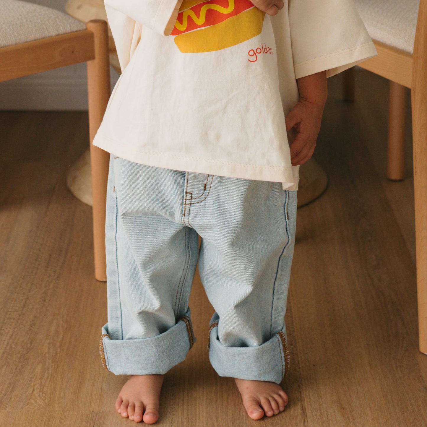 Golden Denim Jeans Light Blue