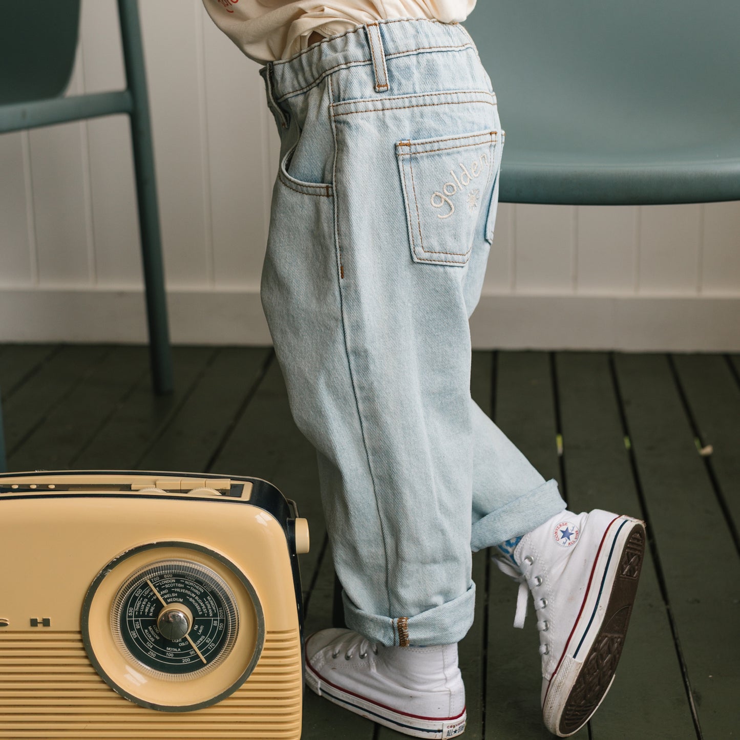 Golden Denim Jeans Light Blue