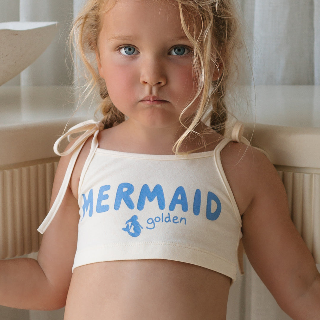 Mermaid Crop Top Buttercream