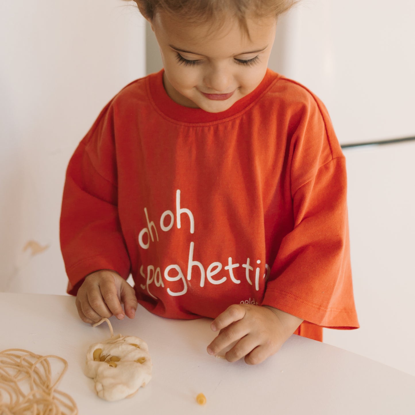 Spaghetti-O Mid Sleeve Tee Tomato