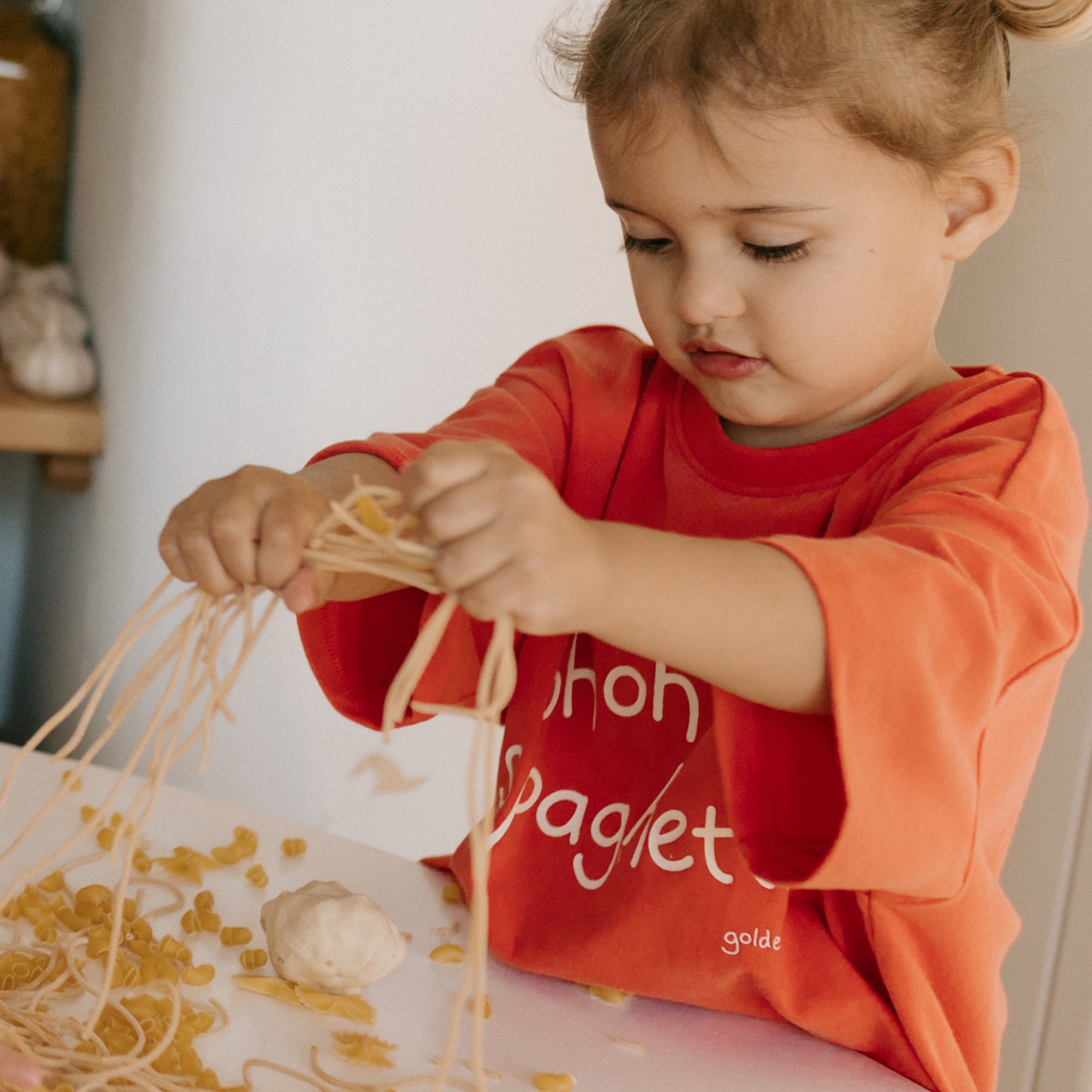 Spaghetti-O Mid Sleeve Tee Tomato