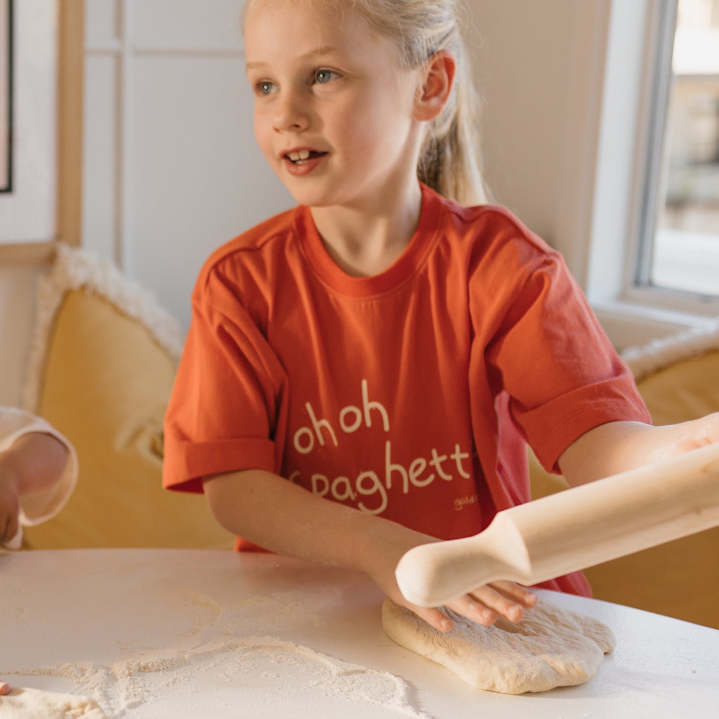 Spaghetti-O Mid Sleeve Tee Tomato