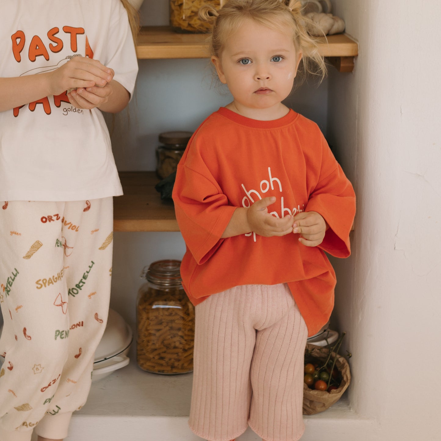 Spaghetti-O Mid Sleeve Tee Tomato