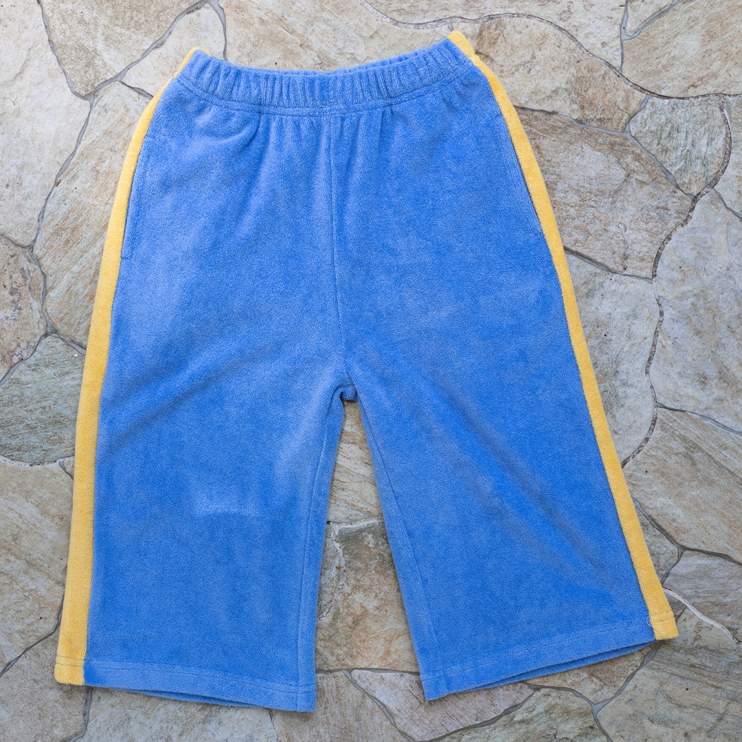 Ciao Tutti Relaxed Pants Pool Blue & Golden Cream