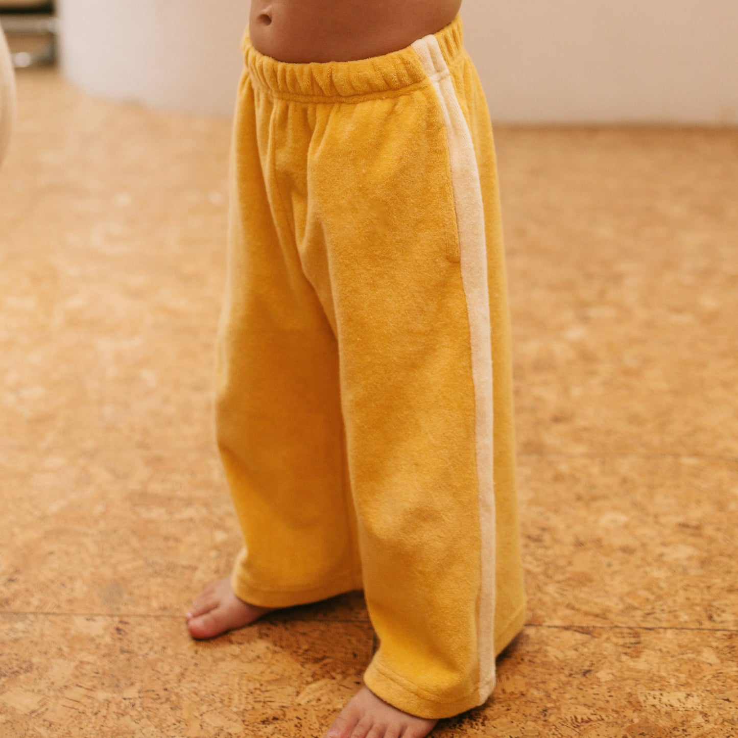 Bon Voyage Relaxed Pants Terry Towel Golden Cream