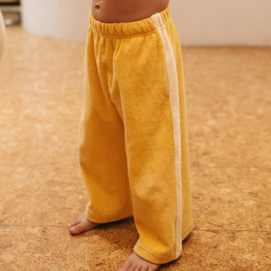 Bon Voyage Relaxed Pants Terry Towel Golden Cream