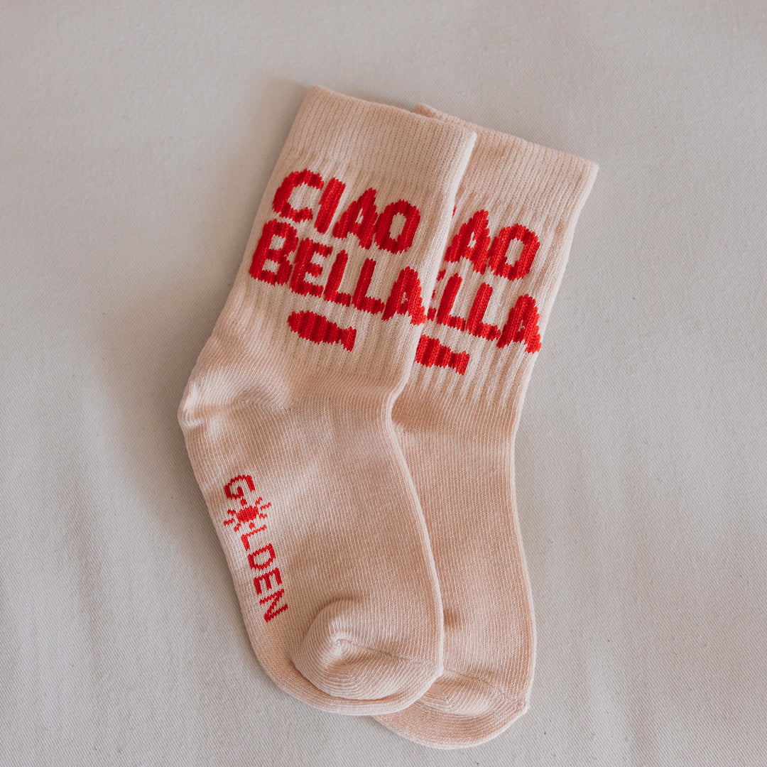 Ciao Bella Socks Tan
