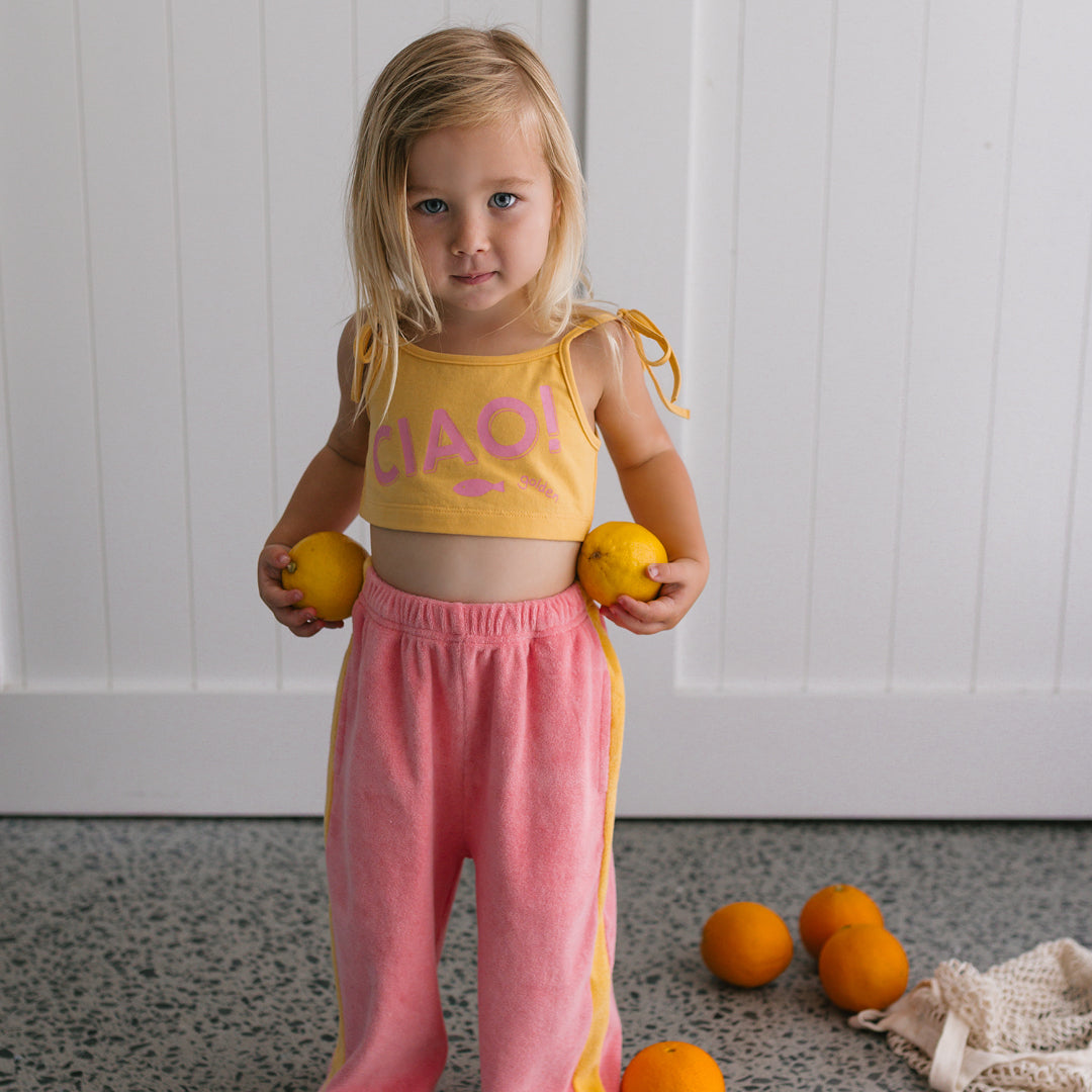 The Ciao Crop Top Set (Crop Top & Pants)