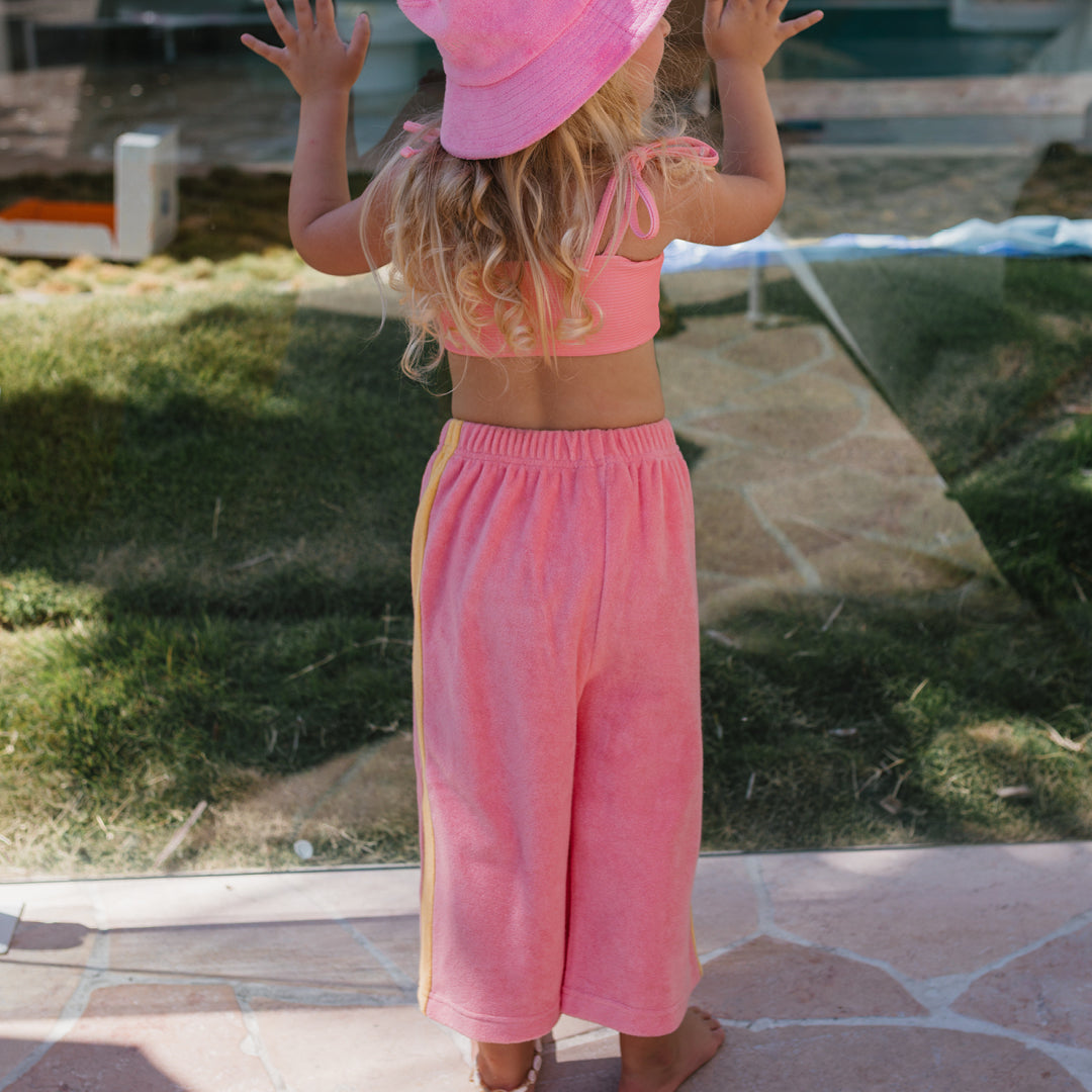 Ciao Tutti Wide Leg Pants Pink Icing / Golden Cream