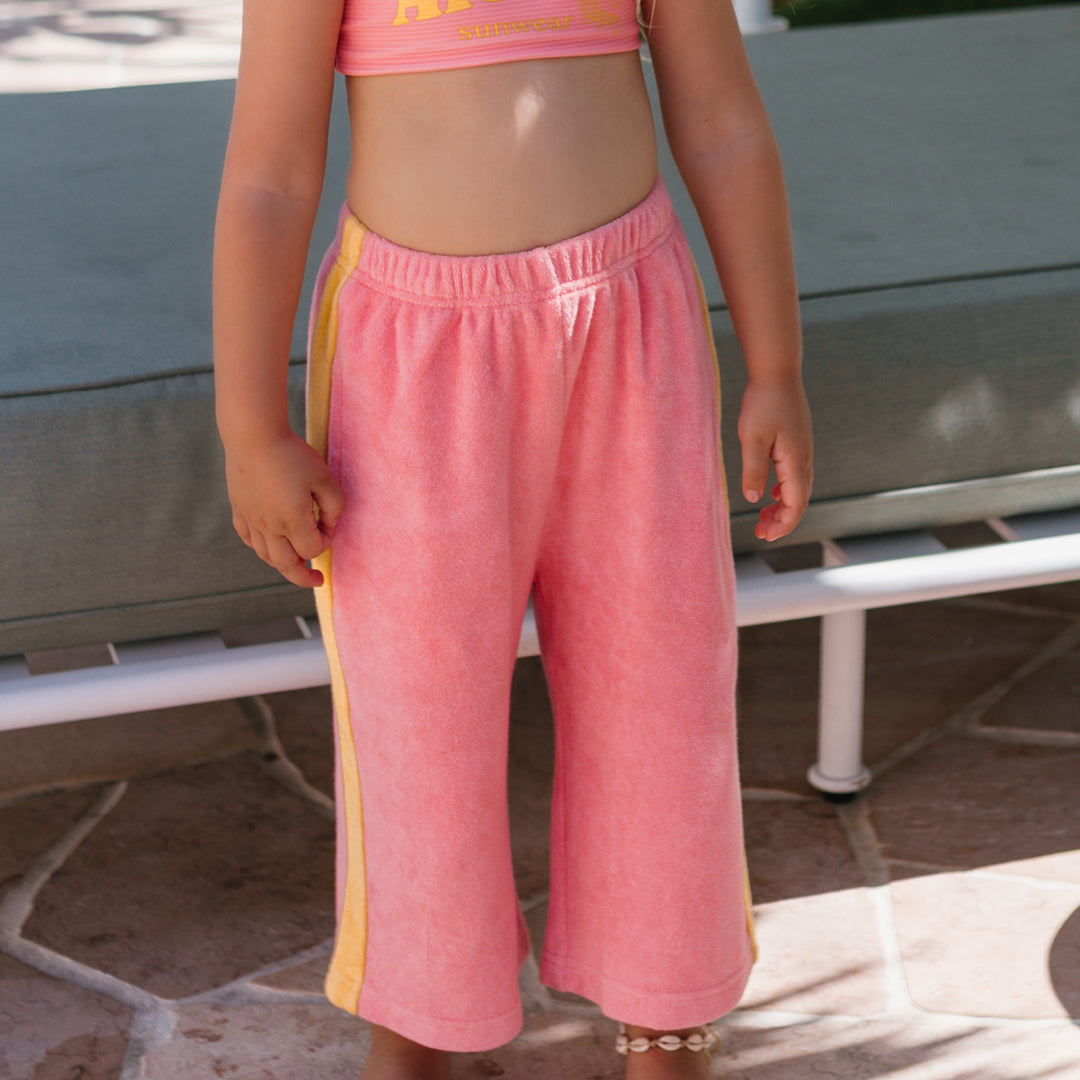 Ciao Tutti Wide Leg Pants Pink Icing / Golden Cream