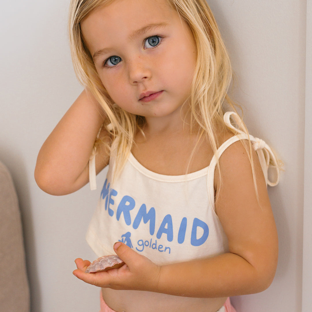 Mermaid Crop Top Buttercream