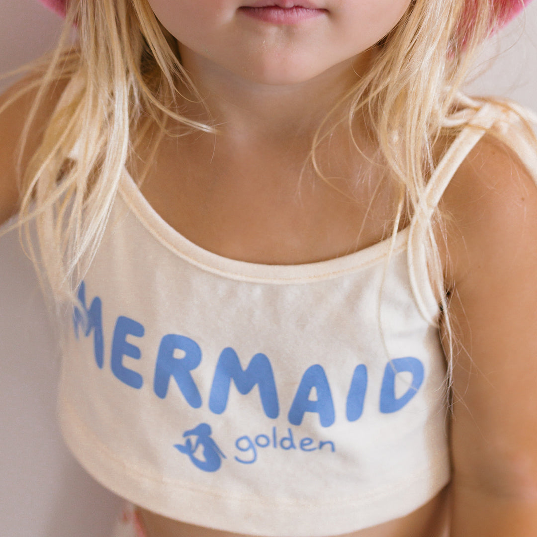 Mermaid Crop Top Buttercream