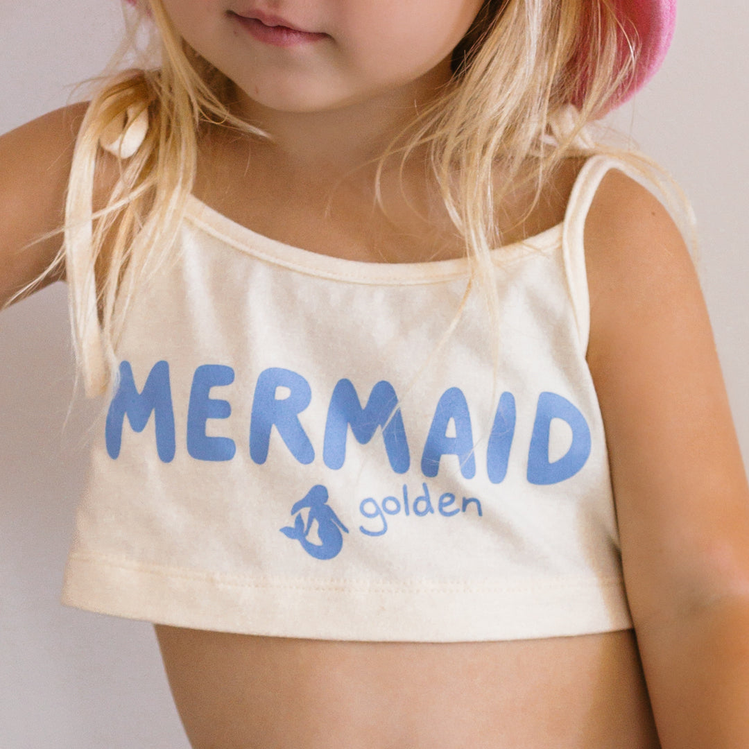 Mermaid Crop Top Buttercream