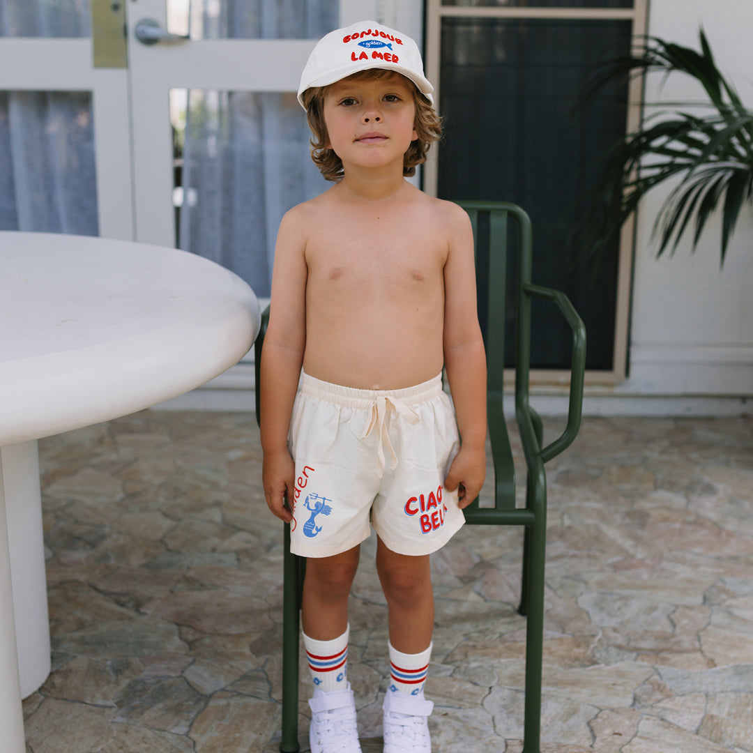 Ciao Bella Sirena Lounge SET (Shirt & Shorts) Buttercream