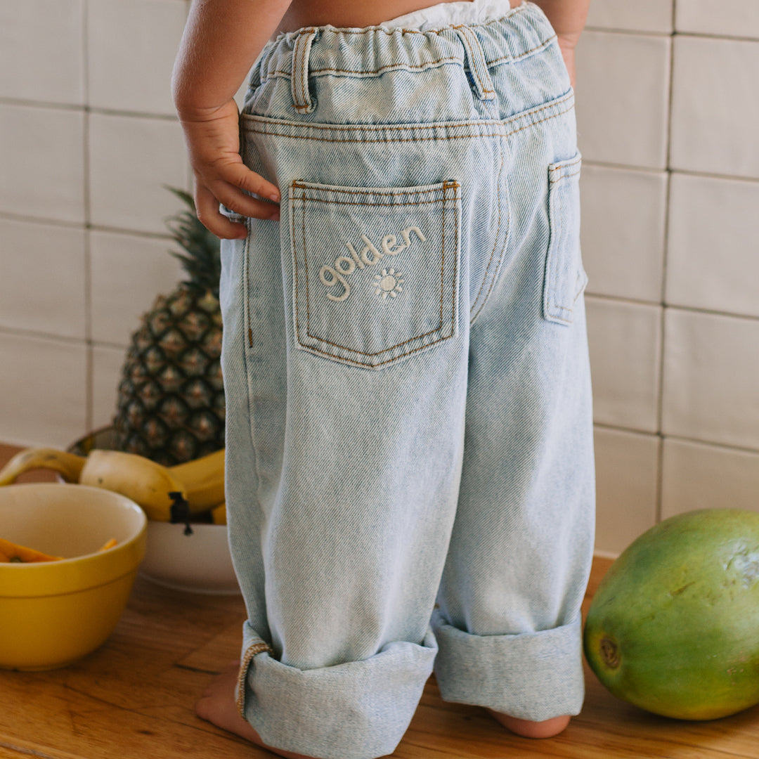 Golden Denim Jeans Light Blue