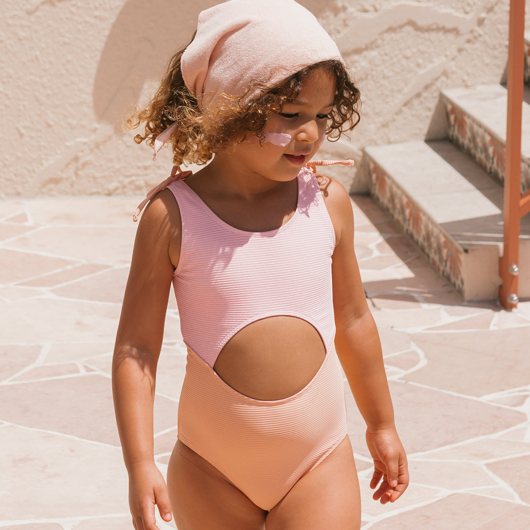 Sunset Cutout One Piece Swimsuit Golden Hour