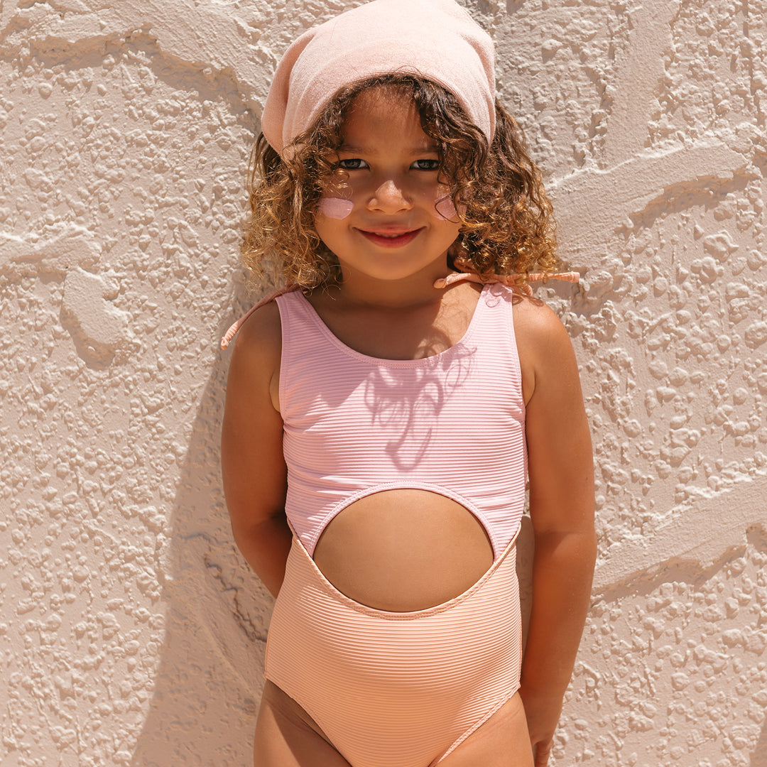 Sunset Cutout One Piece Swimsuit Golden Hour