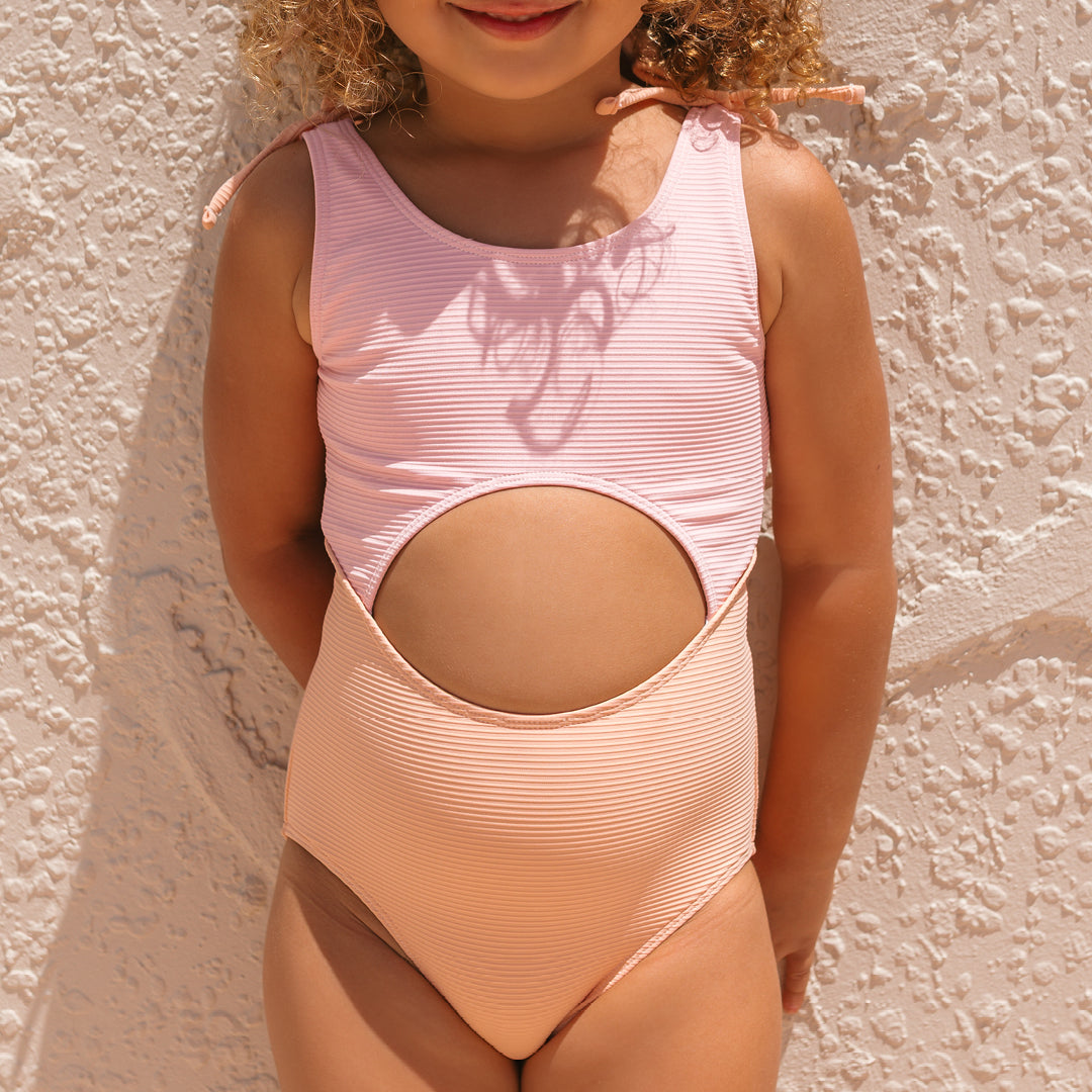 Sunset Cutout One Piece Swimsuit Golden Hour