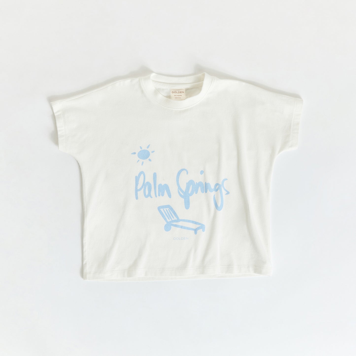 Palm Springs Tee Natural White